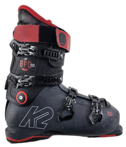 Used $650 Men's K2 BFC 100 Heated Ski Boots Black 25.5 26.5 27.5 28.5 29.5 30.5