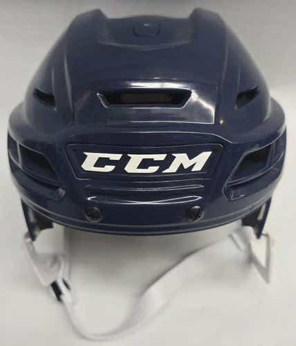 CCM RESISTANCE PRO STOCK HOCKEY HELMET NAVY BLUE SMALL NHL AHL NEW