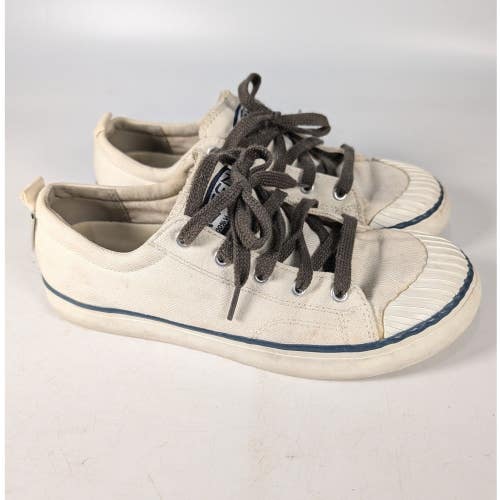 Keen Coronado Canvas Sneakers Womens 10 Cream Low Top Lace Up Shoes 1017147