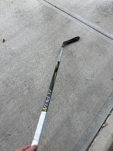 Senior Warrior Alpha QX Right Handed Hockey Stick W03 100 Flex Pro Stock (Used)