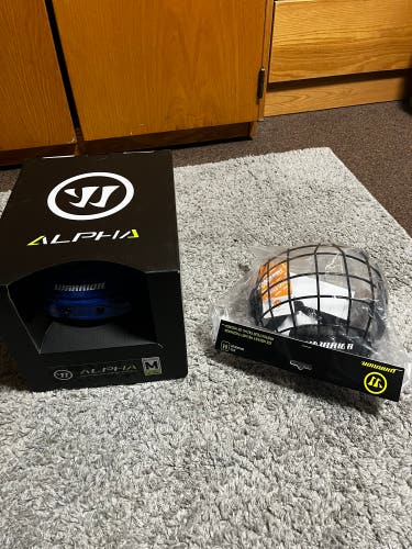 Medium Warrior Alpha One Pro Helmet (New)