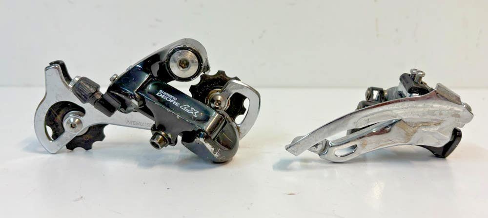 Shimano Deore LX RD-M565 Rear & FD-M567 Top Pull Front 3x8 Mtn Bike Derailleurs