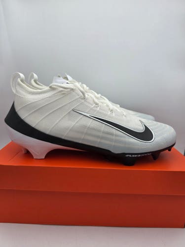 Nike Zoom Vapor Elite White Football Cleats HV2724-100 Men's Size 14 Wide