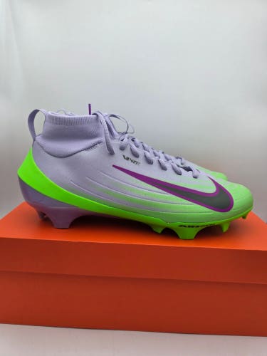 Nike Air Zoom Vapor Pro 1 Green Purple Football Cleats IB8250-500 Mens Size 11