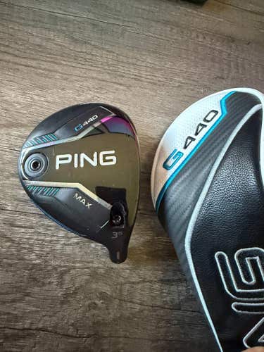 Ping G440 MAX 3-Wood 15 +HC Head Only NICE