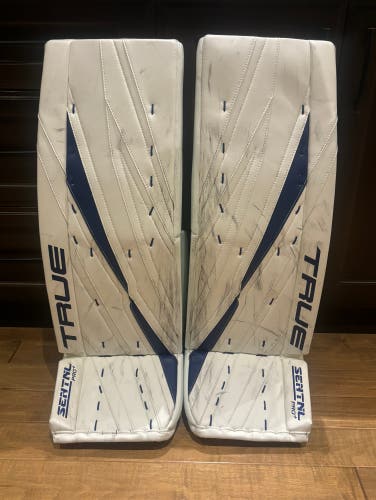 Pro Stock 34+2 True HZRDUS SENTNL Pro+ Goalie Pads Game Worn Bobrovsky **TARIFF FREE**