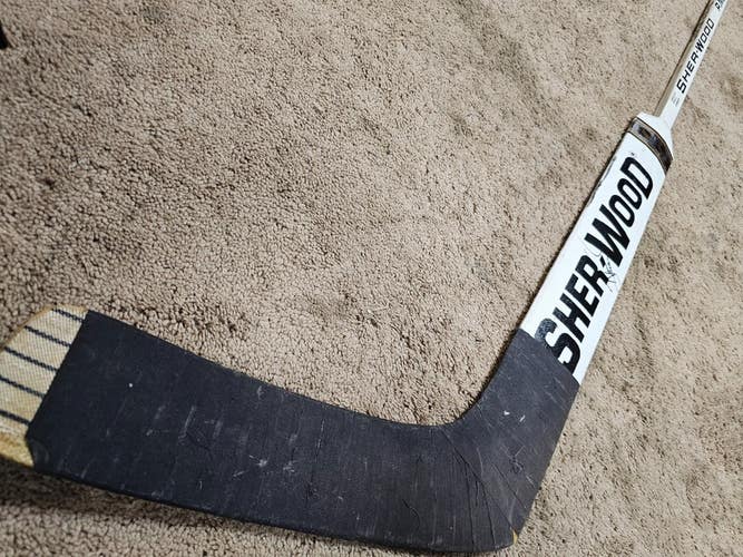 TOM BARRASSO 90'91 / 91'92 Signed Cup Yr Pittsburgh Penguins Game Used Stick
