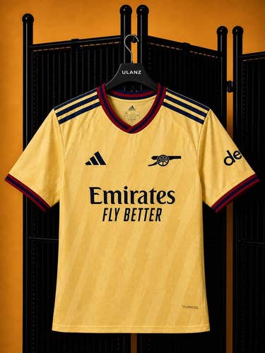 Arsenal Soccer Jersey Away Yellow 2026-2027