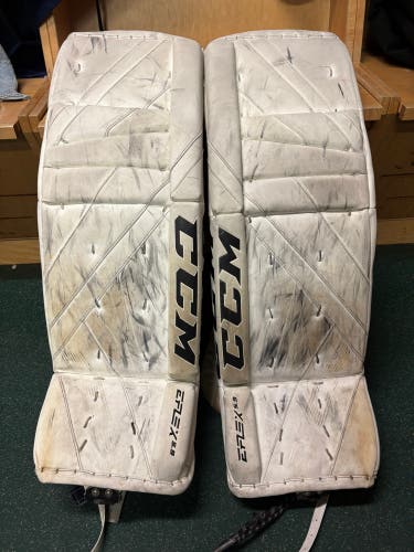 34" 2021 CCM Extreme Flex 5.9 Goalie Leg Pads Pro Stock (Used)