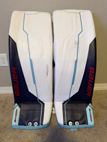 Seattle Kraken Philipp Grubauer Pro Return Bauer Shadow Leg Pads