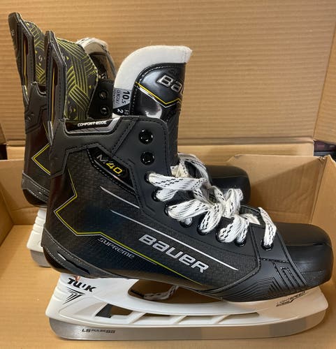 New Bauer Supreme M40 Hockey Skates Size 10.5 Fit 2