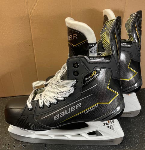 New Bauer Supreme M40 Hockey Skates Size 9.5 Fit 2