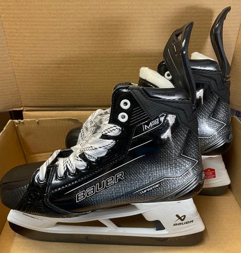 New Bauer Supreme M50 Pro Hockey Skates Size 10.5 Fit 2 with Fly-Ti Blades