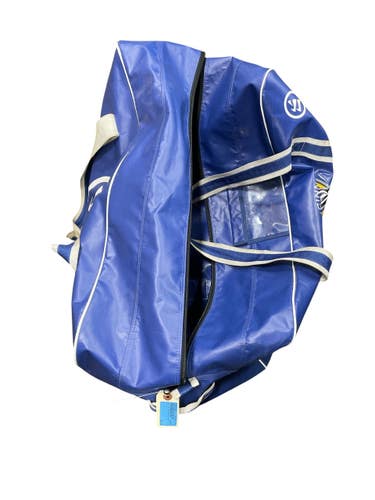 Used Warrior Senior Goalie Hockey Carry Bag Royal Blue - Cincinnati Swords Logo 11735-S000371250