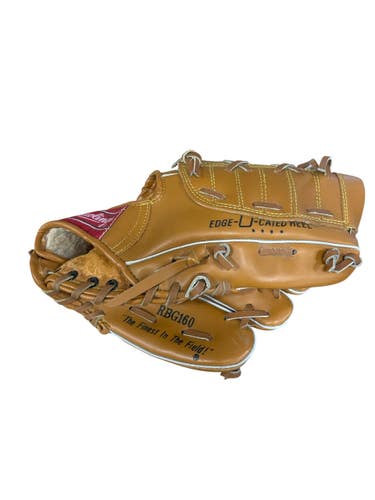 Used Rawlings RBG160 Youth Baseball/Softball (BB/SB) Glove RH Throw Brown 10 1/2" 11735-S000371227