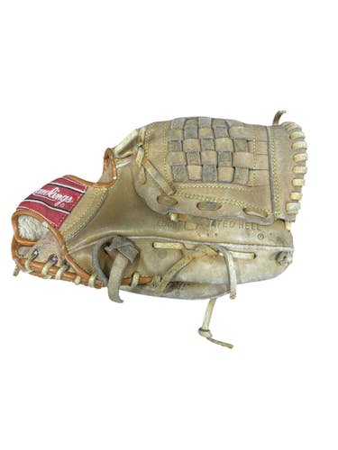 Used Rawlings RYNE SANDBERG Baseball/Softball (BB/SB) Glove RH Throw Tan 11" 11735-S000371225