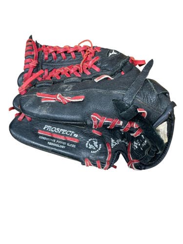 Used Mizuno Prospect GPL 1150D3 Youth BB/SB Glove LH Throw Black 11 1/2" 11735-S000371223
