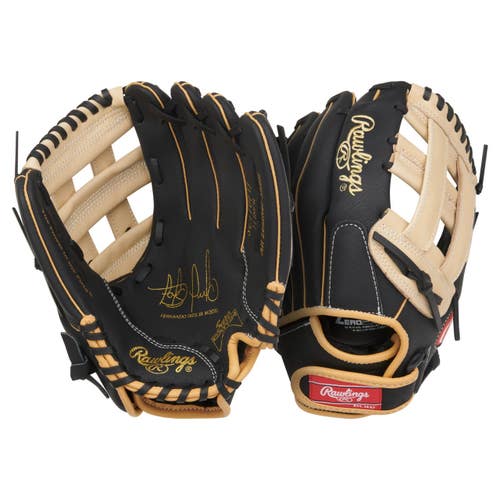 New Rawlings Sure Catch 11" Youth Baseball Glove Right Hand Throw (RHT) Black/Tan 11735-RAWSC110FTJ