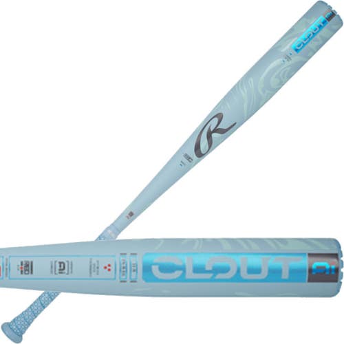New Rawlings Clout AI BBCOR Baseball Bat 30/27 (-3) 30" 27 oz 2 5/8" 11735-RAWRBB5C330