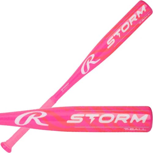 New Rawlings Storm T-Ball (TBALL) Bat 25/13 (-12) 25" 13 oz Pink 11735-RAWRTB5S1225