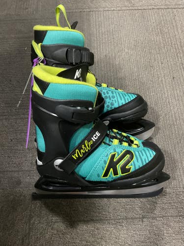 Used K2 MARLEE Girls Softboot Skate Teal Adjustable 11614-S000246802