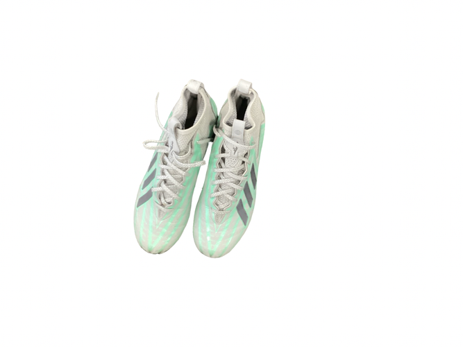 Used Adidas FREAK Adult FB Cleats Turquoise Senior 11 11613-S000192456