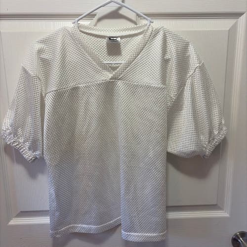 White Large Boys Jersey (Used)