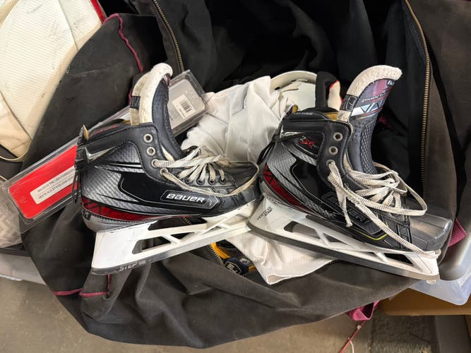 2019 Bauer Vapor 2X Pro Hockey Goalie Skates Regular Width 7 (Used)
