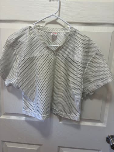 White Large/Extra Large Kids Unisex Jersey (Used)