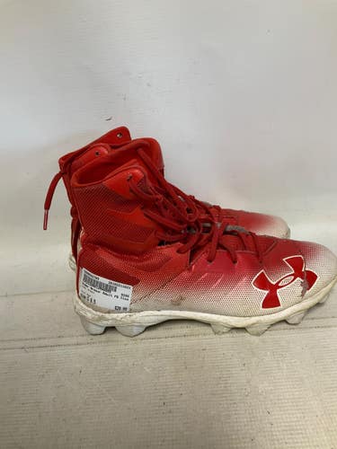 Used Under Armour Adult FB Cleats Red Senior 8.5 11823-S000042785