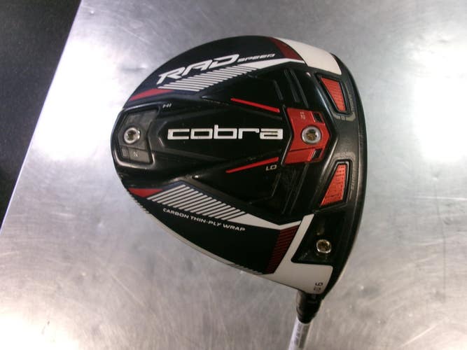 Used Cobra RAD SPEED Mens Driver RH 9.0 Degree 11868-S000072650