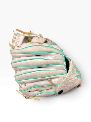 Used Wilson T-BALL BB/SB Glove RH Throw White 10" 11846-S000112527