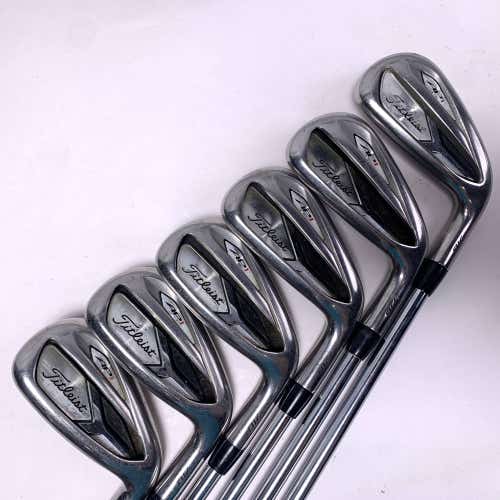 Titleist 718 AP1 Iron Set 5-PW True Temper Dynamic Gold Stiff Steel Mens RH
