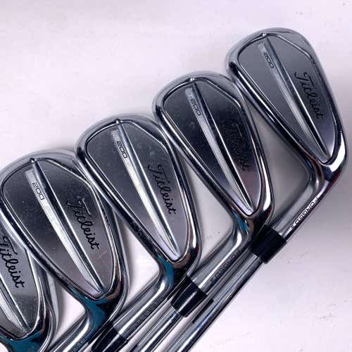 Titleist T200 2023 Iron Set 5-PW+AW True Temper AMT Black S300 Stiff RH