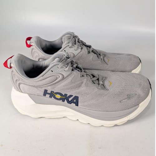 Hoka Gaviota 5 Mens 12 4E Extra Wide Running Shoes Gray Blue 1127929 STLLR