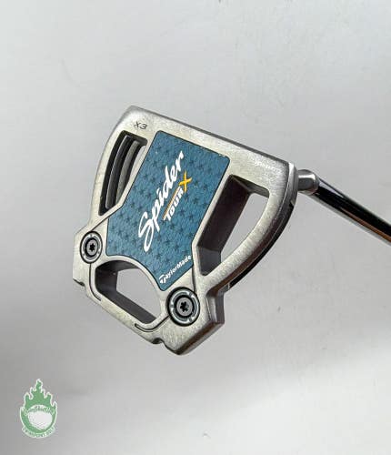 Used Right Handed TaylorMade Spider Tour X X3 33" Putter Black Steel Golf Club