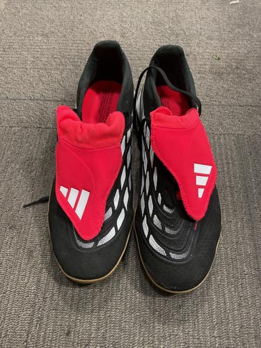 Used Adidas PREDATOR Soccer Indoor Shoes Black Senior 10.5 11614-S000246788