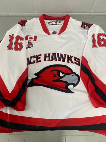 Milton IceHawks XL game Jersey