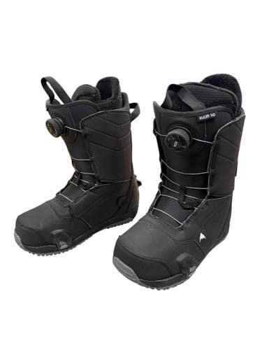 Used Burton RULER SO Mens Snowboard Boots Black Senior 9.5 11835-S000214433
