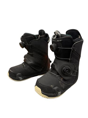 Used Burton FELIX SO Womens Snowboard Boots Black Senior 8 11835-S000214434