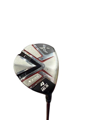 Used Tour Edge EXOTICS X RAIL Mens Fairway Wood RH Black 4 Wood 11835-S000214129
