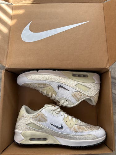 Men's Size 13.0 (W 14.0) Nike Air Max 90 G Golf Shoes (Used)