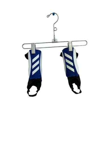 Used Adidas Soccer Shin Guards Youth Royal Blue MD 11692-S000159376