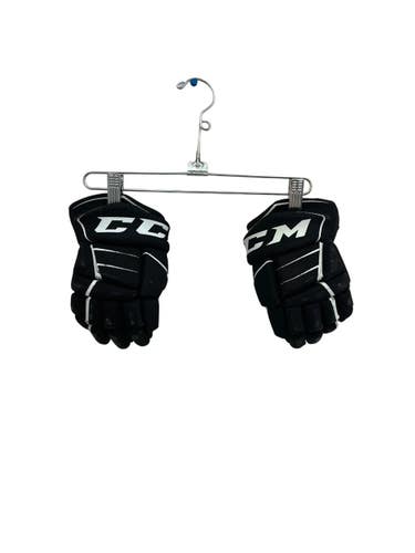 Used CCM JETSPEED FT350 Junior Gloves Black 10" 11692-S000159384