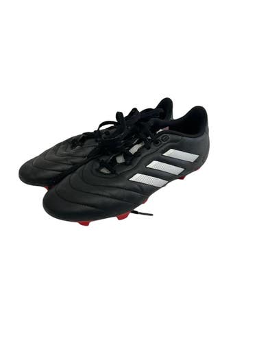 Used Adidas GOLETTO Soccer Cleats Black And White Senior 8 11692-S000159398