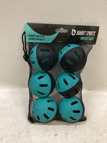 Used BANDIT SPORTS IMPACT BALLS 6PK BB/SB Training Aid 11725-S000510678