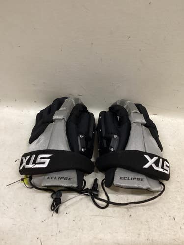 Used STX ECLIPSE 300 GOALIE Lacrosse Gloves Mens Black SM 11725-S000510684