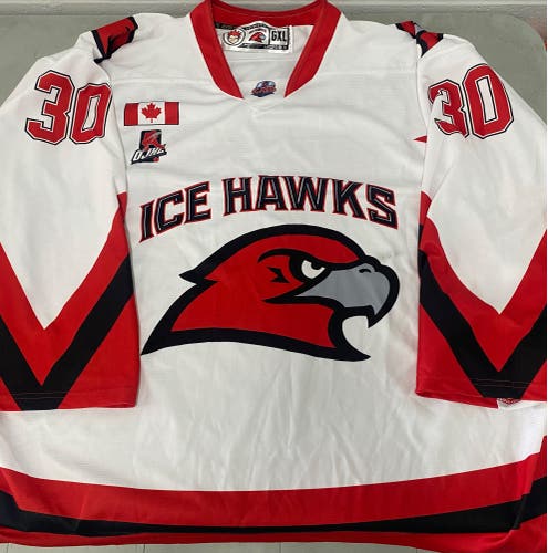 Milton IceHawks Goalie game Jersey