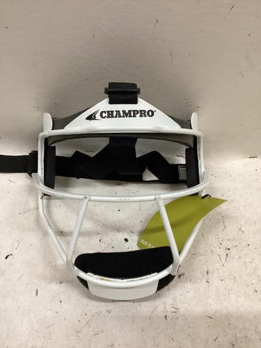 Used Champro FIELDERS MASK BB/SB Fielders Mask White One Size 11725-S000510620
