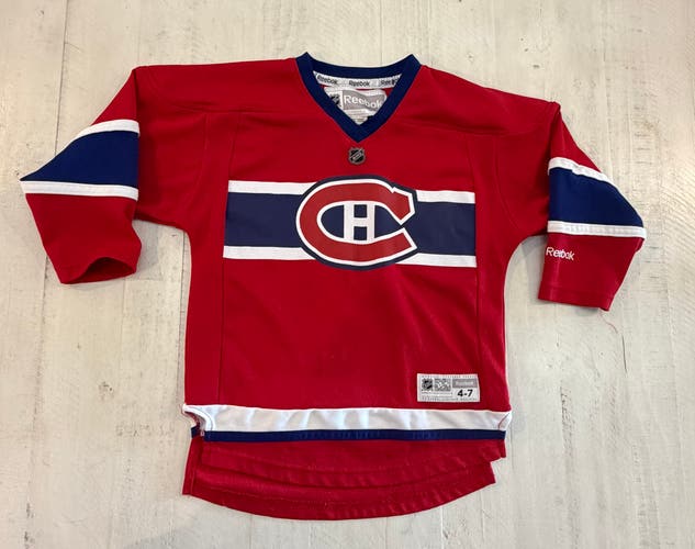 Kids 4-7 Reebok Montreal Canadiens Jersey (Used)